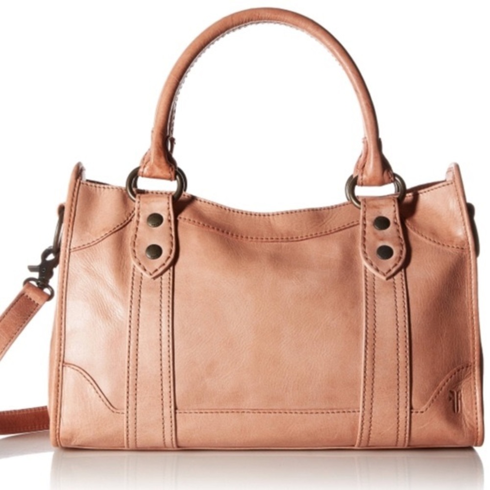 Frye Melissa Leather Satchel Dusty Rose NWT